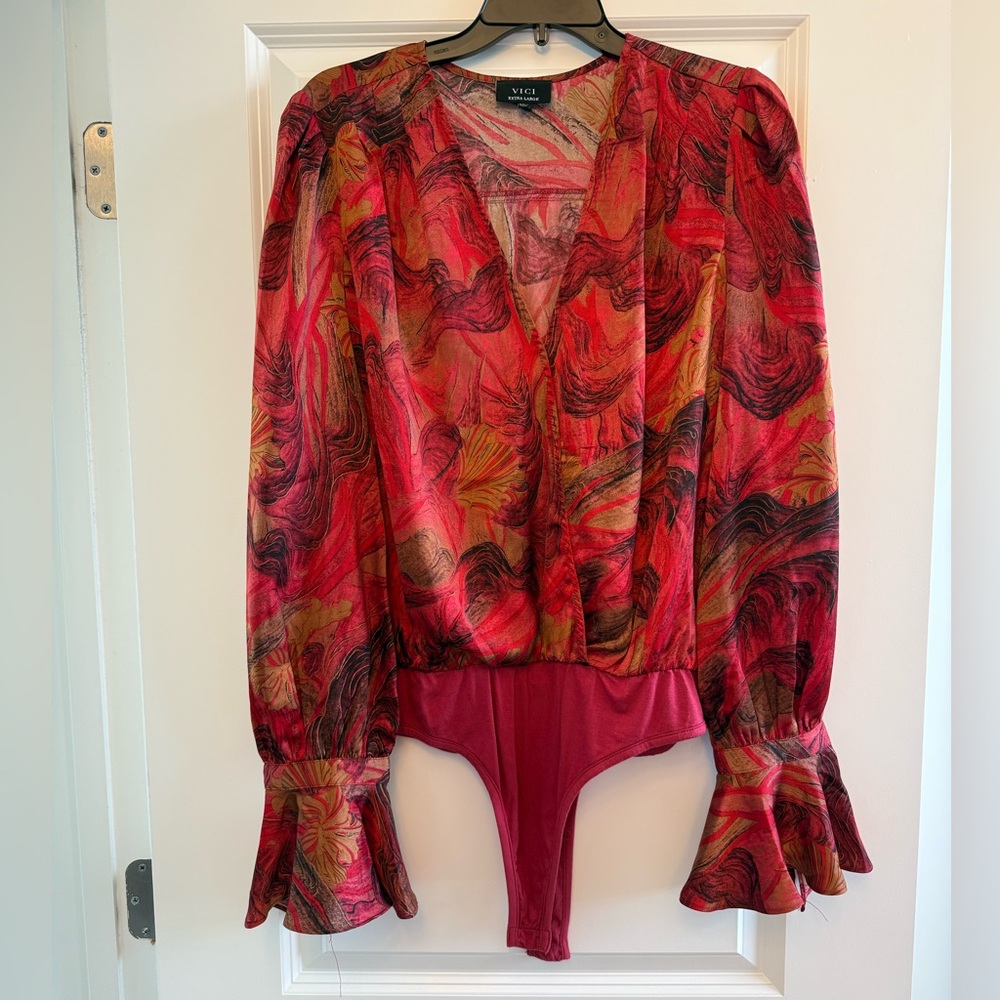 Vici Multicolor Swirl Bodysuit
